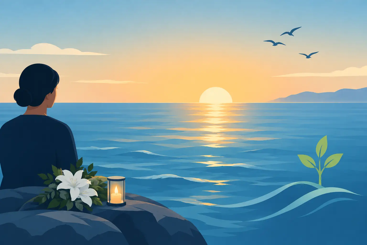 Ocean Memorial Service With a Living Legacy