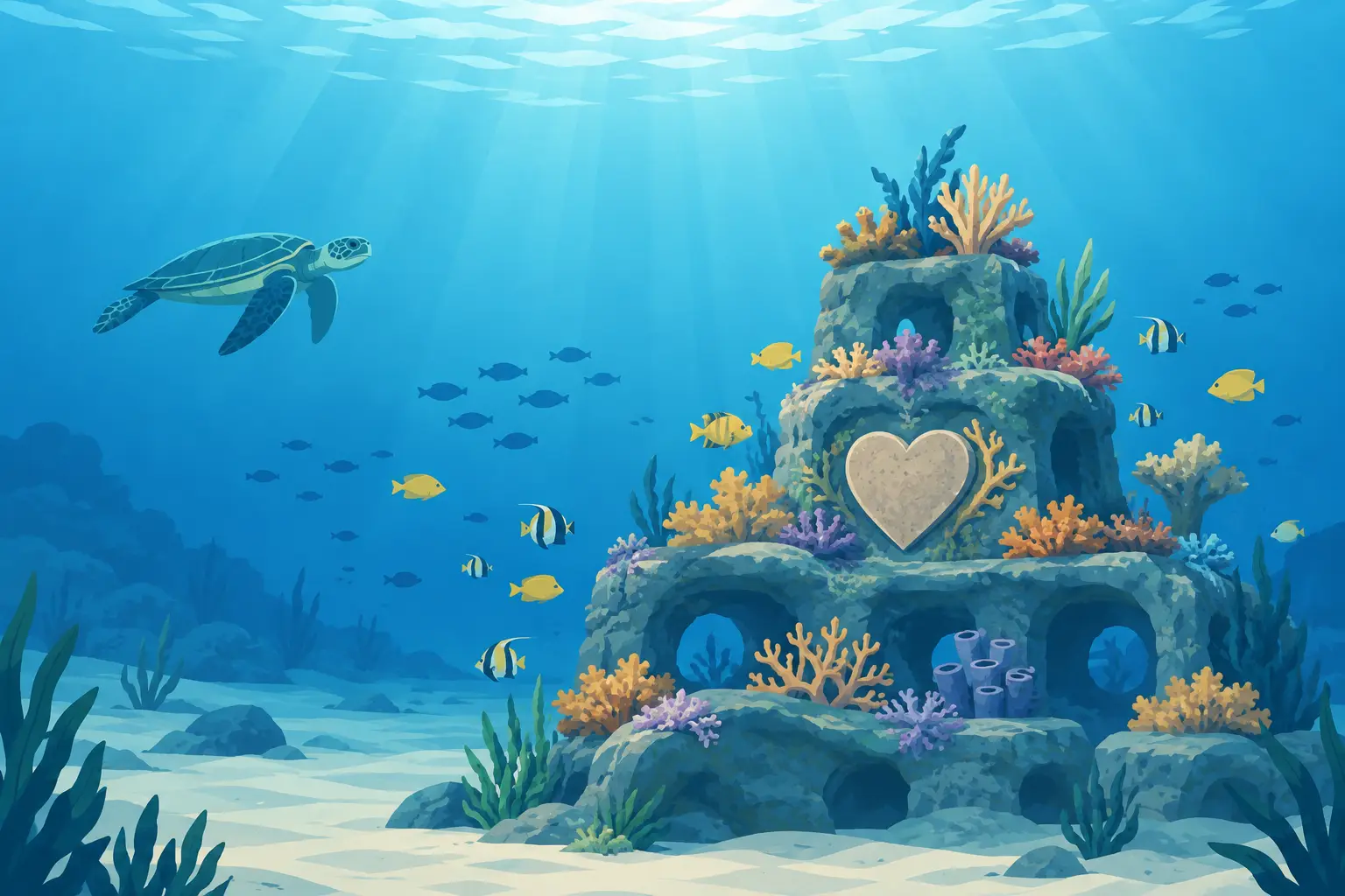 What Is an Underwater Memorial Reef for Families?